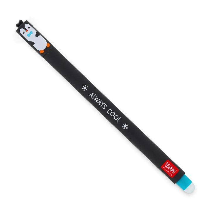 Erasable Pen Penguin - Turquoise Ink