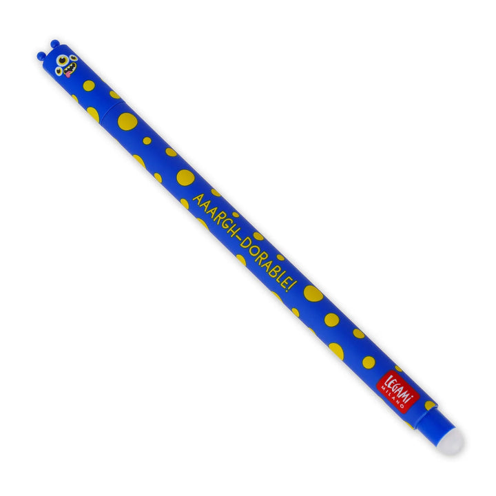 Legami Erasable Gel Pen – Monster (Blue Ink)