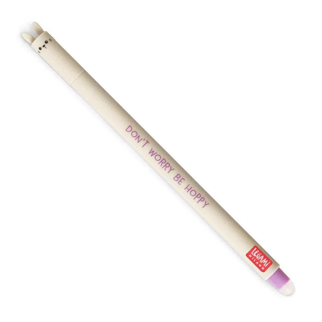 Legami Erasable Gel Pen – Bunny (Purple Ink)