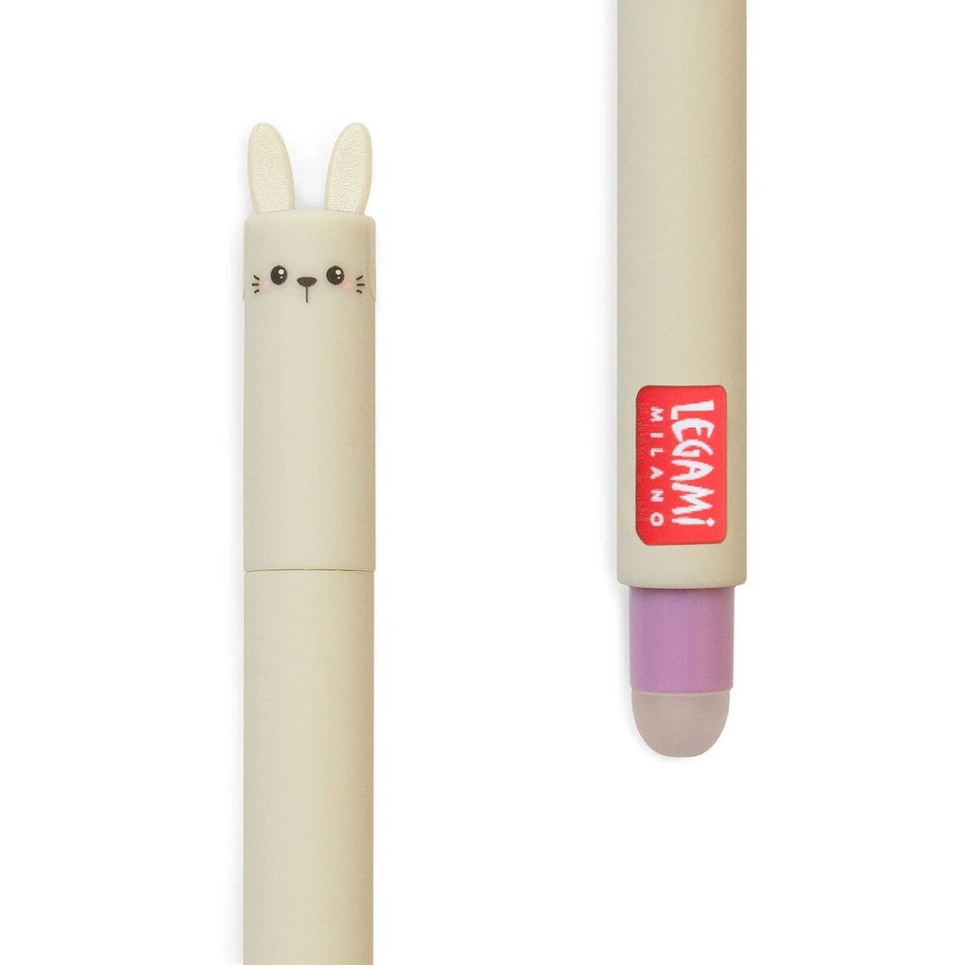 Legami Erasable Gel Pen – Bunny (Purple Ink)