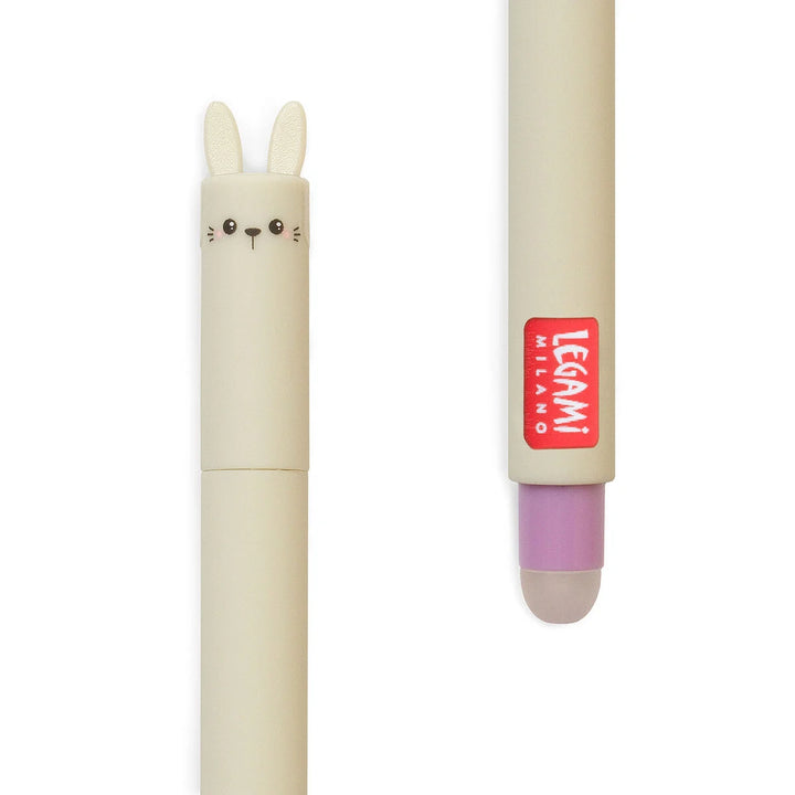 Legami Erasable Gel Pen – Bunny (Purple Ink)