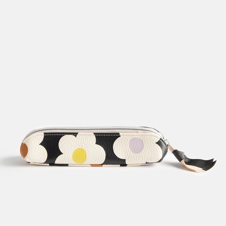 Caroline Gardner multi-flower charcoal pencil case with floral pattern, designed for organization and gift-giving.