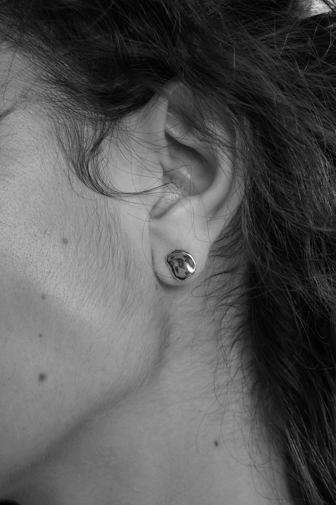Silver Balance Earrings by Tutti &amp; Co featuring sleek, minimalist design with delicate balance-inspired shapes.