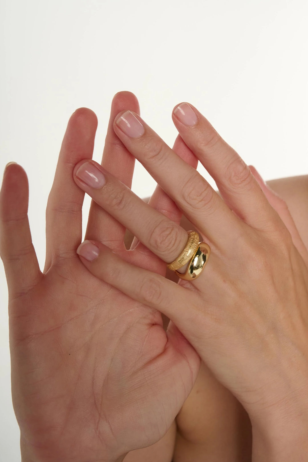 Medium Journey Ring by Tutti &amp; Co featuring a textured metal design, displayed on a neutral background.