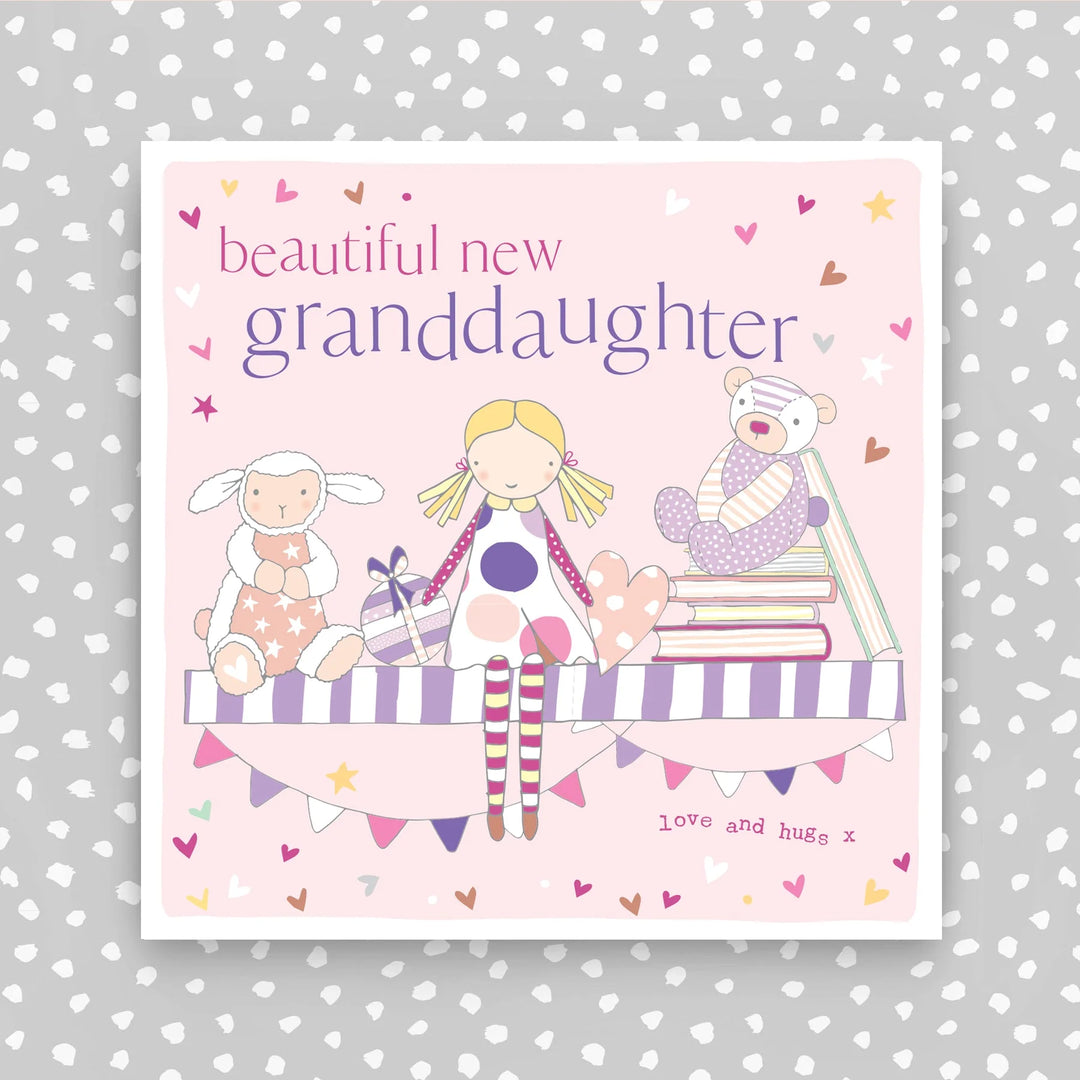 Molly Mae Granddaughter Birthday Card featuring colorful floral design and heartfelt message from Cornucopia Home and Gift.