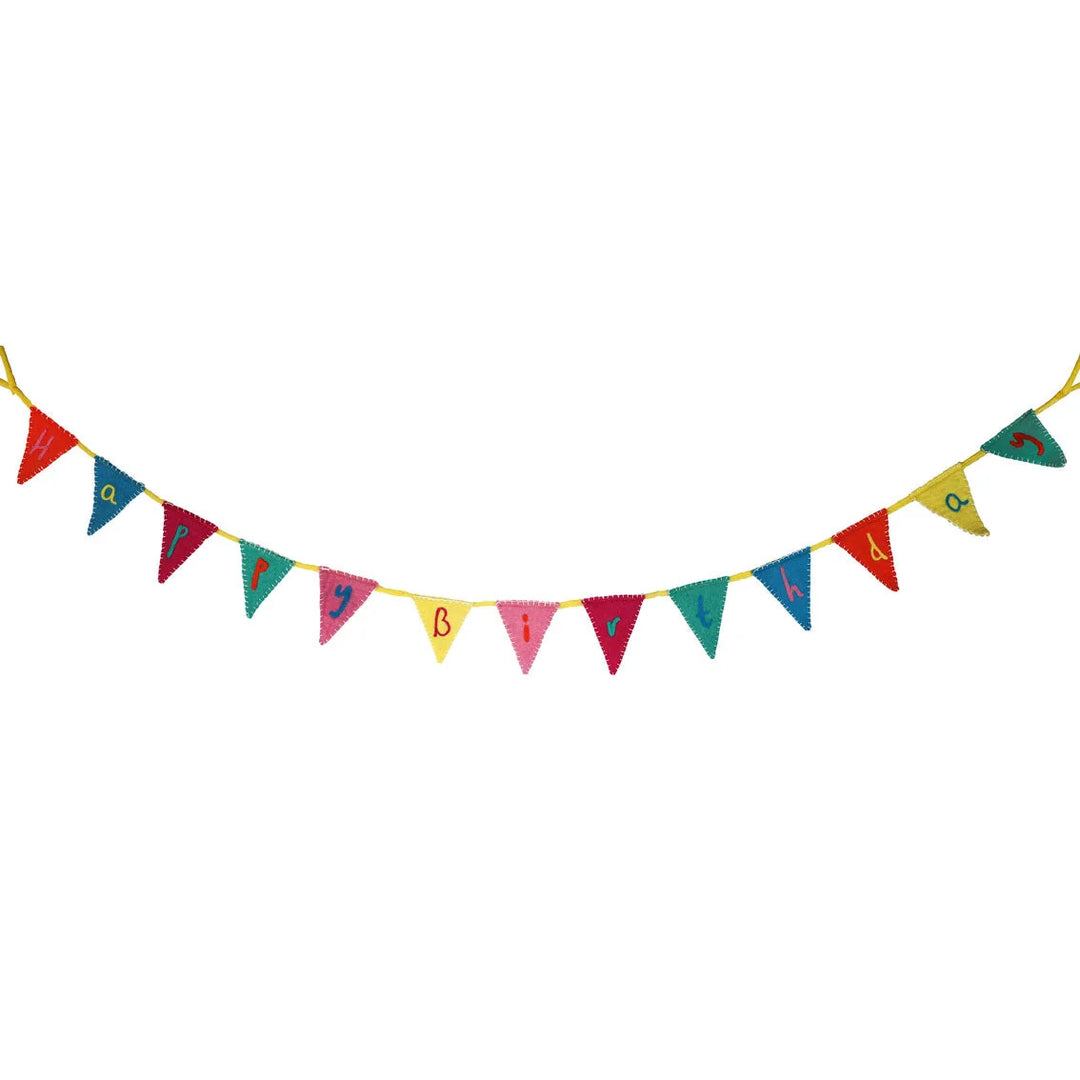 Happy Birthday Felt Bunting
