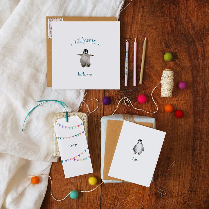 Penguin Hello Mini Card