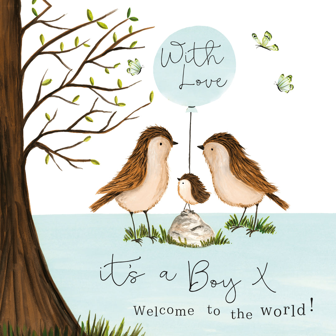 Its A Boy, Welcome To The World Card