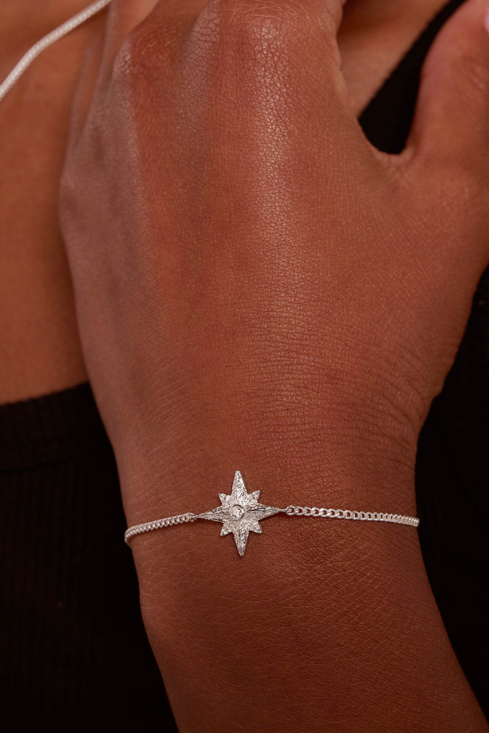 Silver faith bracelet by Tutti & Co featuring a delicate design, perfect for adding a subtle touch of elegance.