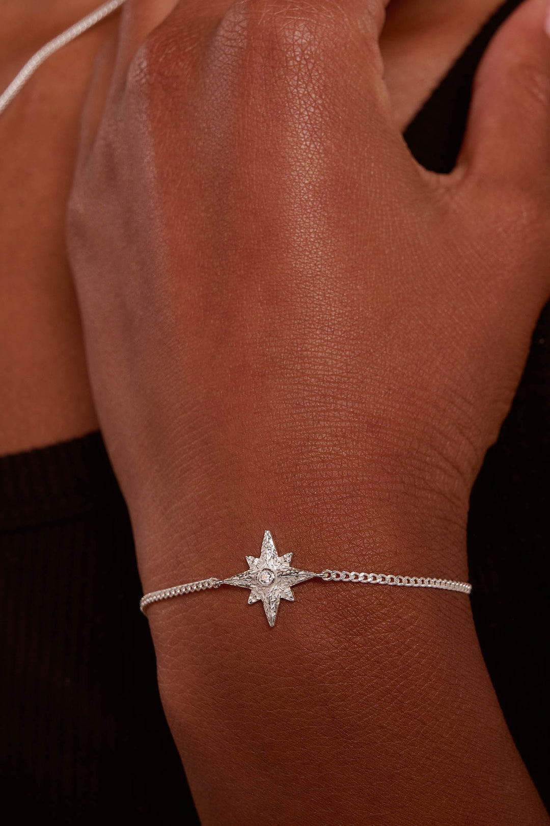 Silver faith bracelet by Tutti &amp; Co featuring a delicate design, perfect for adding a subtle touch of elegance.
