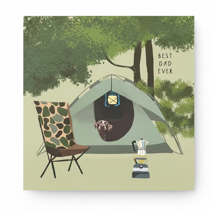 Best Dad Ever Camping Father&
