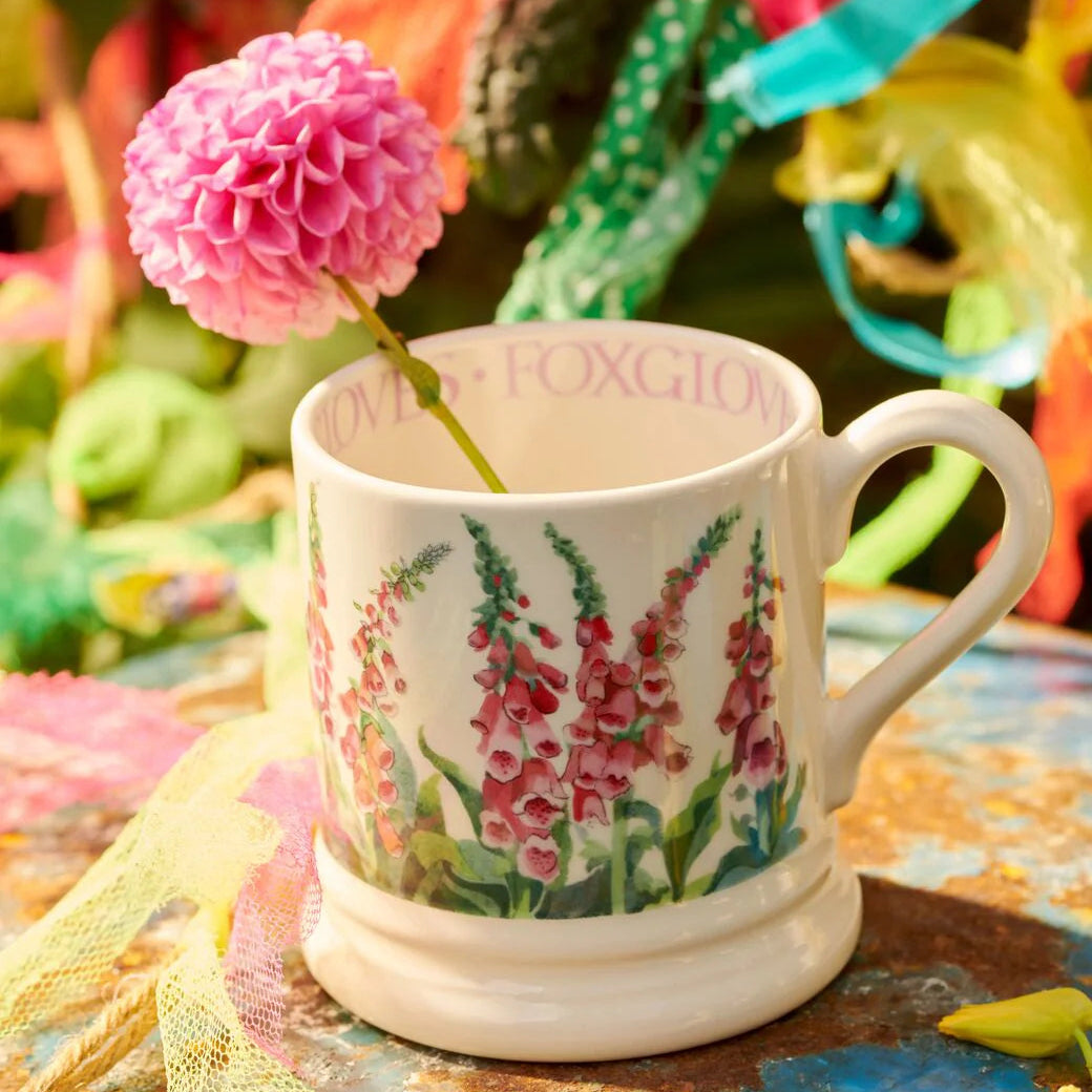 Emma Bridgewater Flowers Foxgloves 1/2 Pint Mug