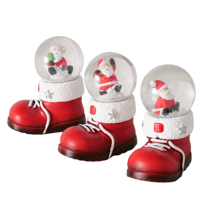Christmas Boot Snow Globe - 9 cm