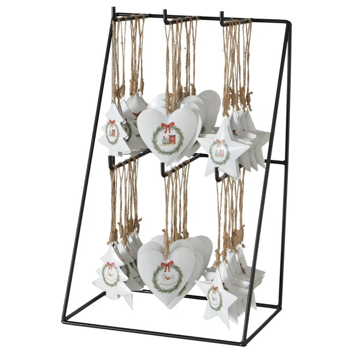 Cavallo Metal Christmas Hanging Decoration - Choice of 6 Designs