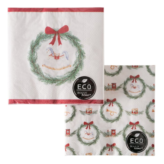 Christmas Horse Paper Napkins - Pack of 20