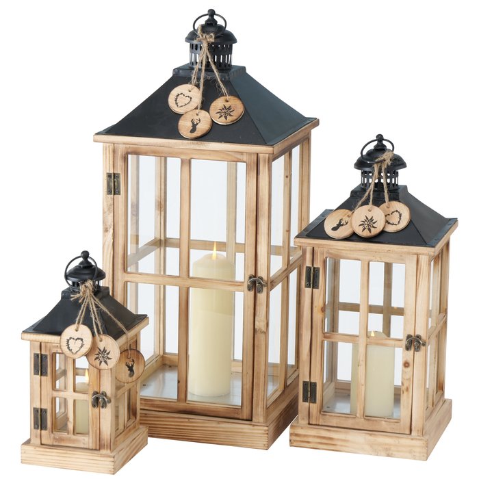 Large Tauem Square indoor lantern by Boltze Christmas, Cornucopia Home and Gift, featuring a decorative design suitable for holiday decor.