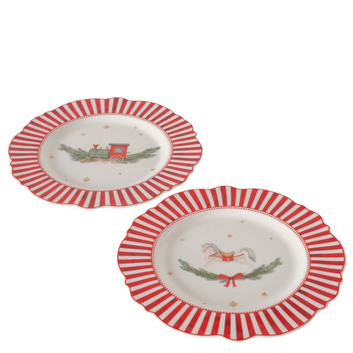 Cavallo Small Christmas Plate 21cm - Choice of Two Designs