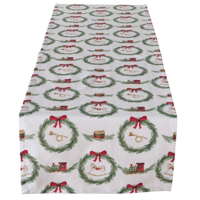 Cavallo Christmas Cotton Table Runner - 140 x 40 cm