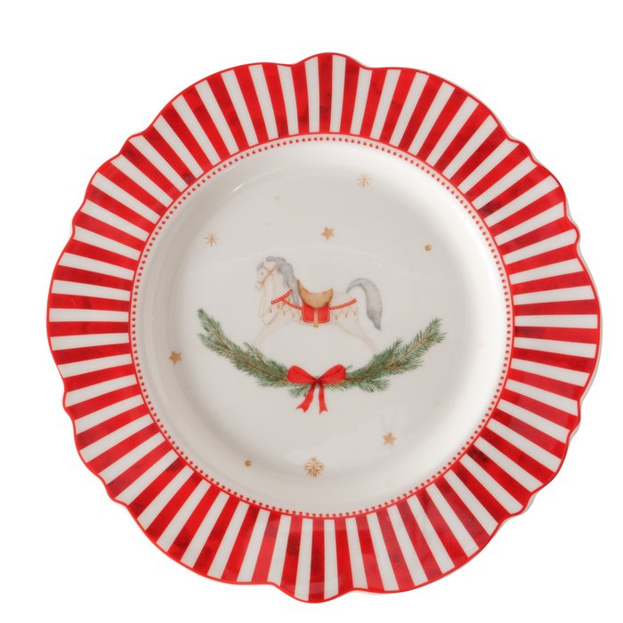 Cavallo Small Christmas Plate 21cm - Choice of Two Designs
