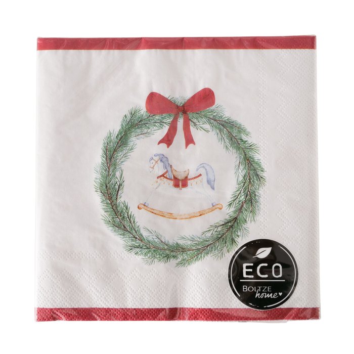 Christmas Horse Paper Napkins - Pack of 20