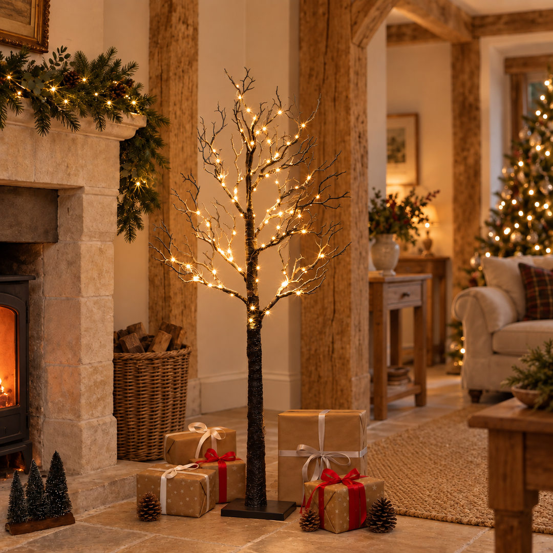 Frosted Winter LED Twig Tree - (Indoor/Outdoor)