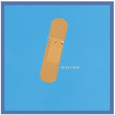 Plastered Googly Eyes Card
