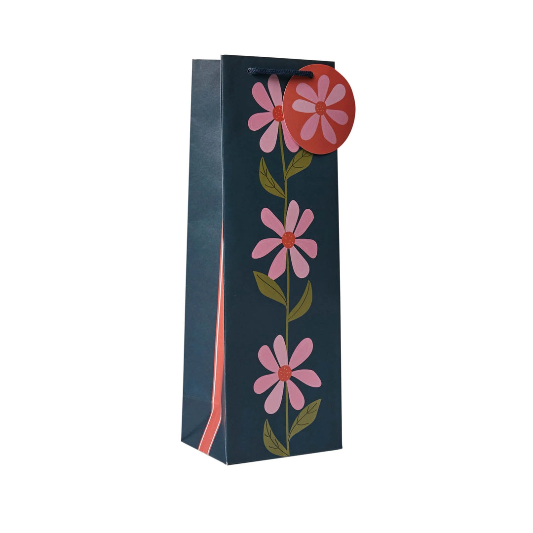 Olive bottle gift bag featuring belly button design by Cornucopia Home and Gift, with a stylish and functional packaging look.