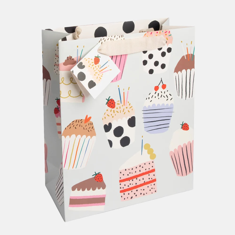 Multi Cupcakes Large Gift Bag