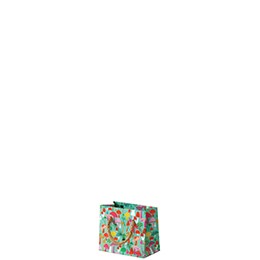 Tiny cinnamon Aitch gift bag with mushroom design by Cornucopia Home and Gift, featuring charming BL mushroom illustrations.