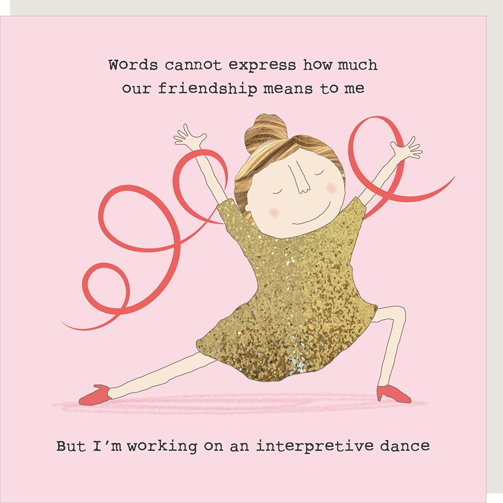 Friend Dance Birthday Card