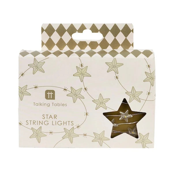Gilded Star String Lights - 3m