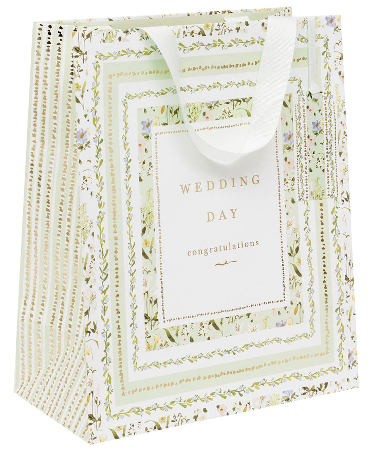 Large Wildflower Wedding Gift Bag