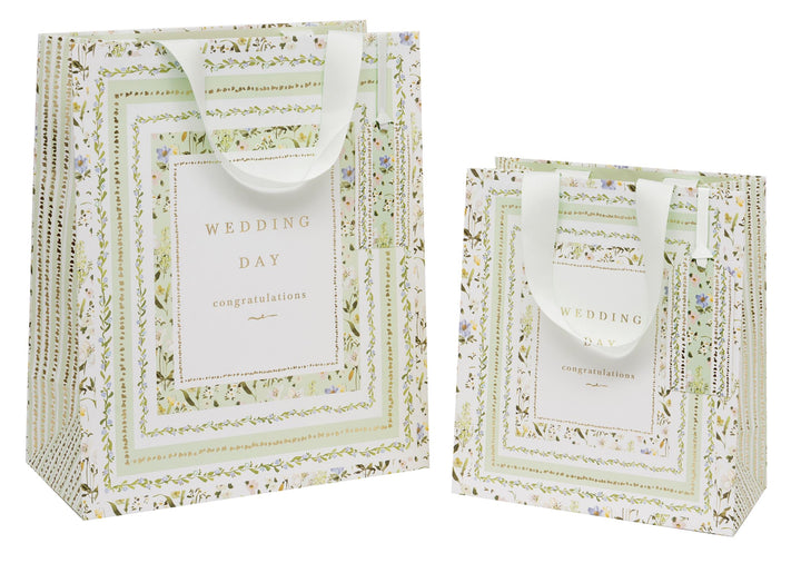 Large Wildflower Wedding Gift Bag