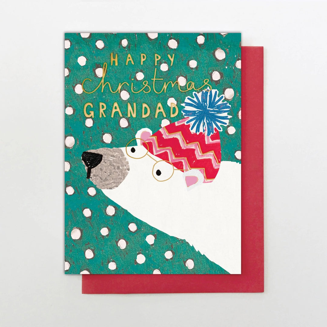Grandad Christmas Card - Polar Bear