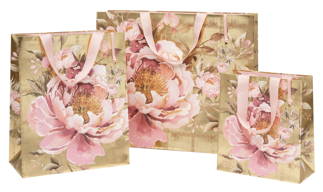 Landscape Gilded Peony Gift Bag