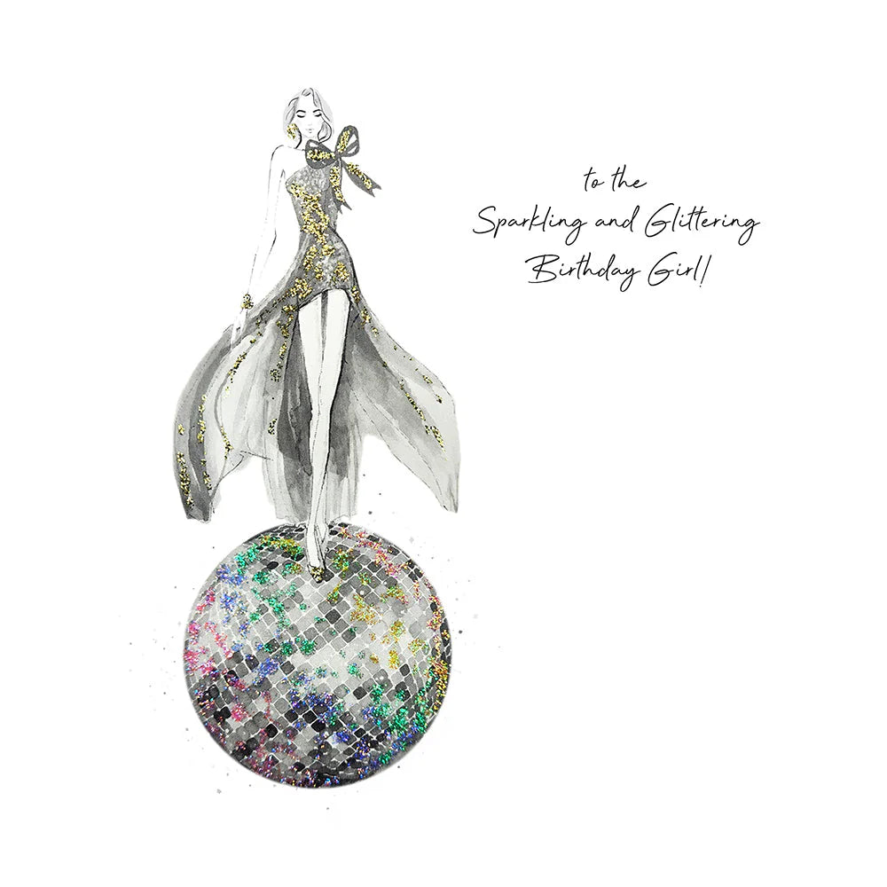 To The Sparkling And Glittering Birthday Girl! Card