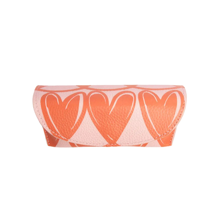 Caroline Gardner Pink/Orange Glasses Flap Case