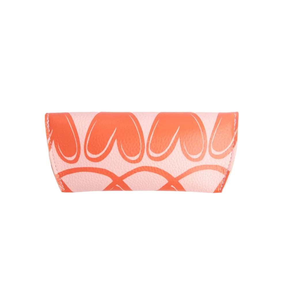 Caroline Gardner Pink/Orange Glasses Flap Case