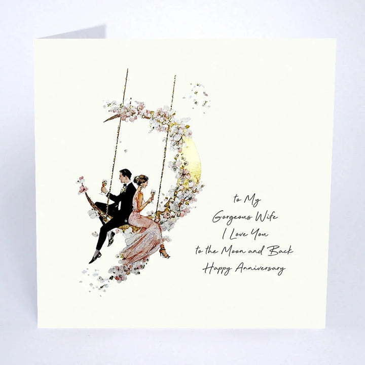 Gorgeous Wife Love You to the Moon &amp; Back Card