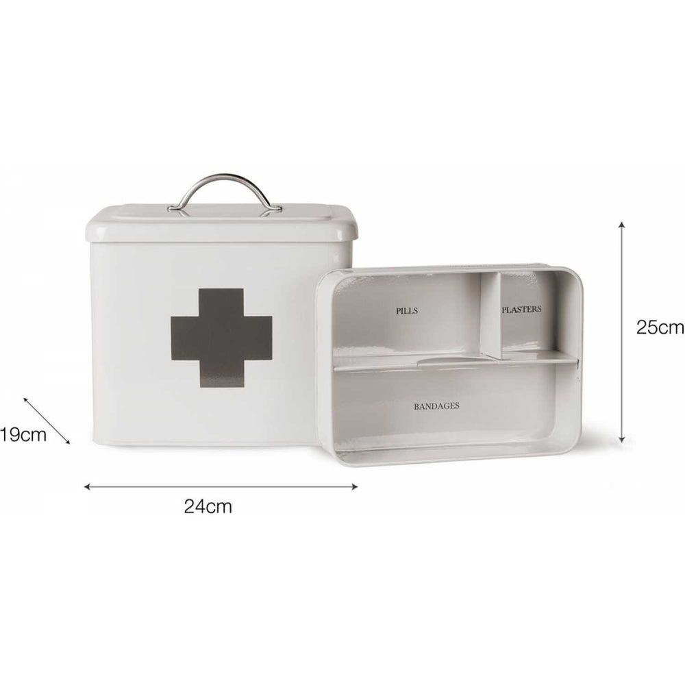 Original First Aid Box Clay by Garden Trading, a sturdy ceramic first aid box with a natural clay finish.