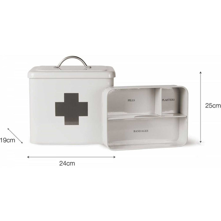 Original First Aid Box Clay by Garden Trading, a sturdy ceramic first aid box with a natural clay finish.