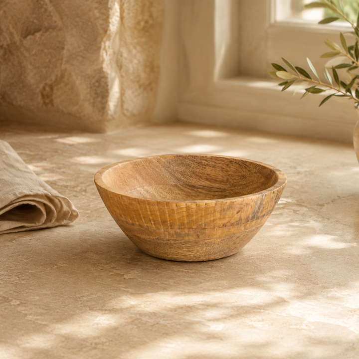 Nkuku Gavivi Mango Wood Bowl - Small