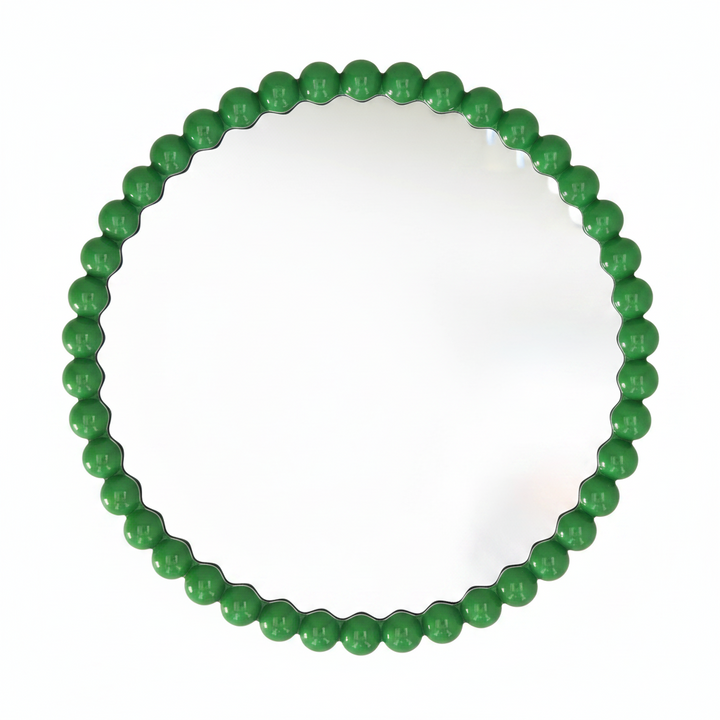 Gloss Bobble Wall Mirror - Green