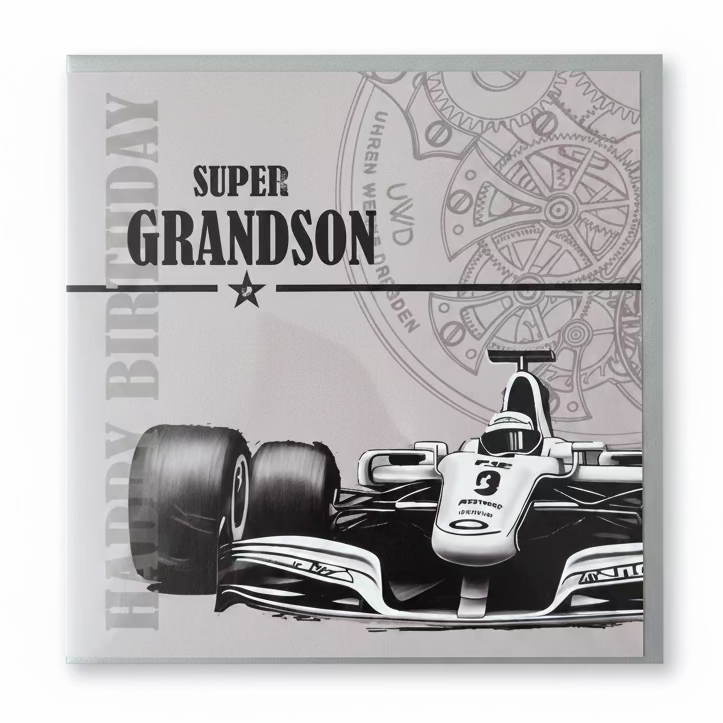 Grandson F1 Car Card