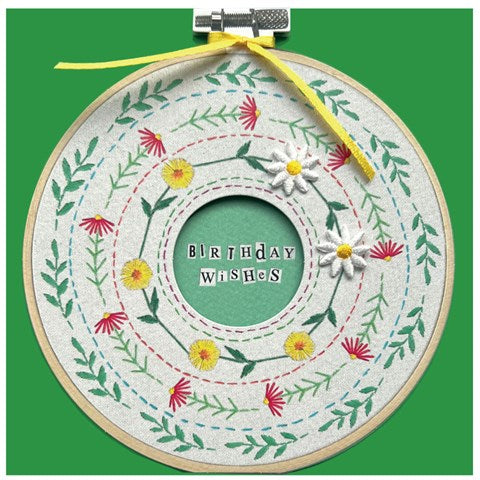 Birthday Wishes Daisy Chain Card