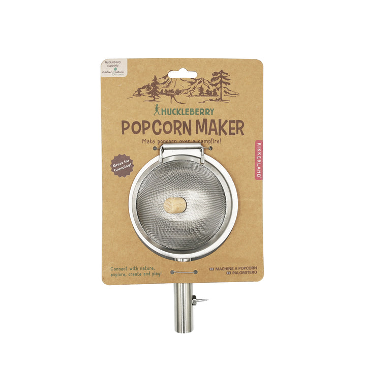Kikkerland Huckleberry Popcorn Maker from Cornucopia Home and Gift, compact kitchen appliance for homemade popcorn preparation.