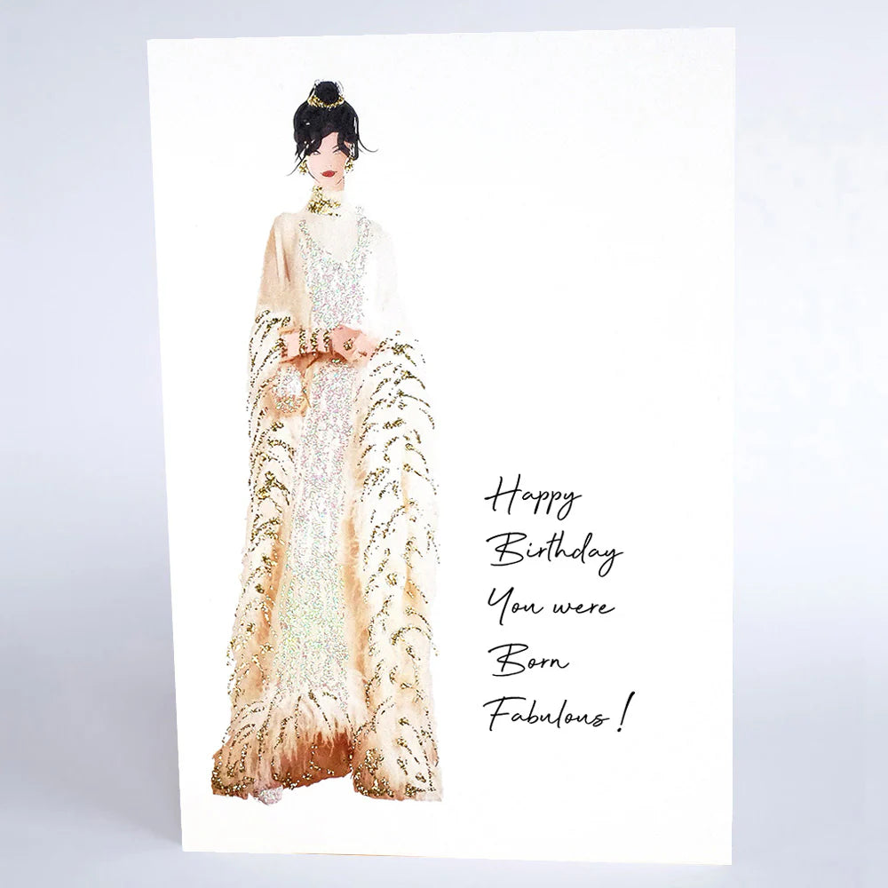 Happy Birthday You Were Born Fabulous Card
