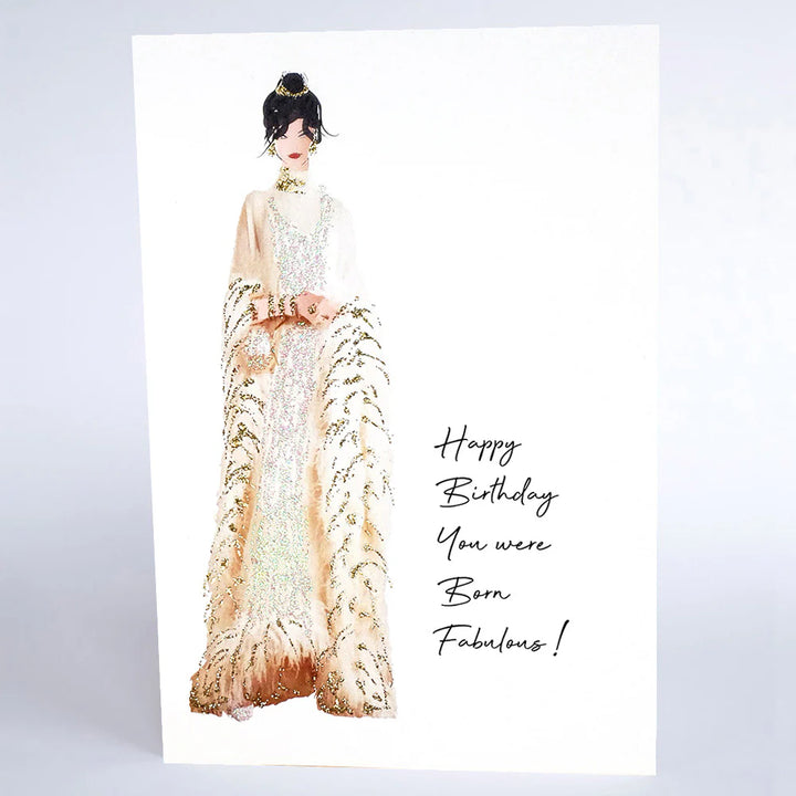 Happy Birthday You Were Born Fabulous Card