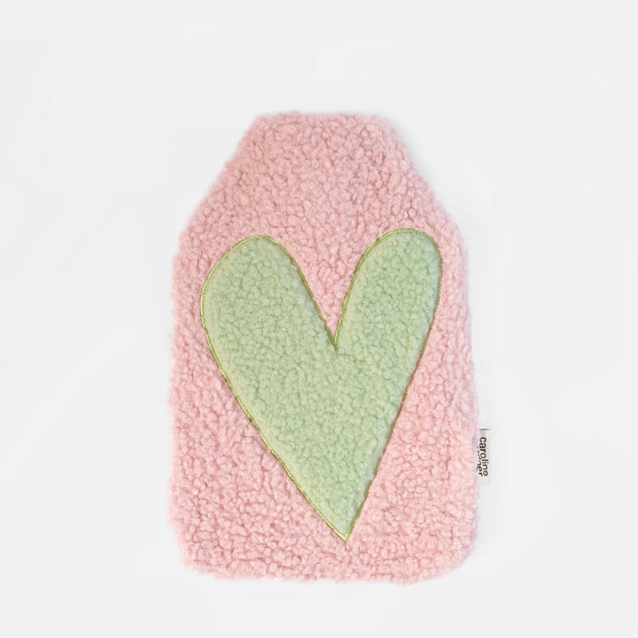 Heart Borg Hot Water - Light Pink/Green