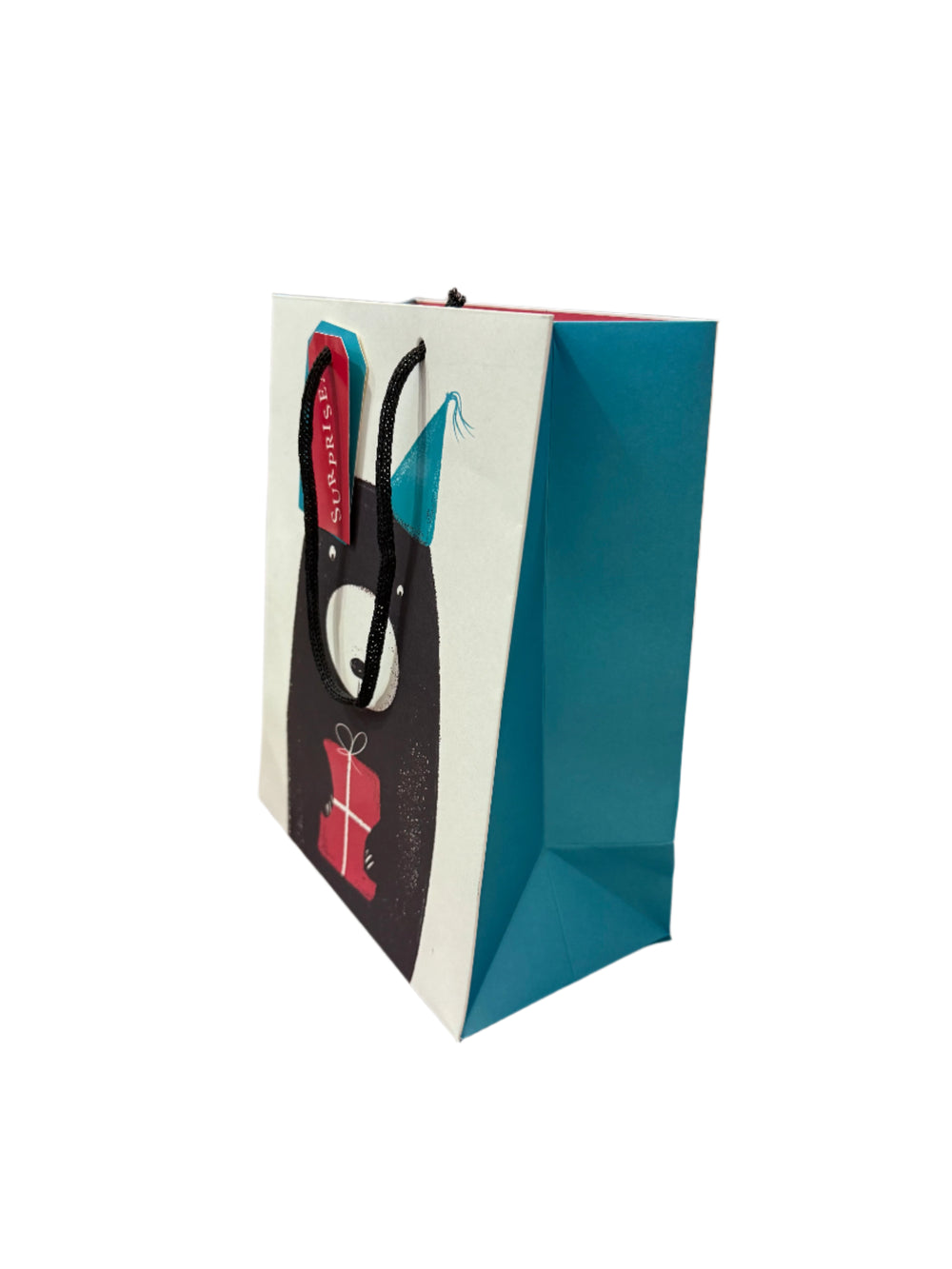 Bear Med Present gift bag by The Art File, featuring a cute bear design, suitable for gift packaging from Cornucopia Home and Gift.